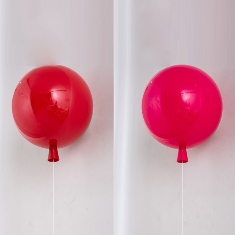 Creative Balloon Wall Light Modern Style Colorful Wall Light Fixture for Bedroom