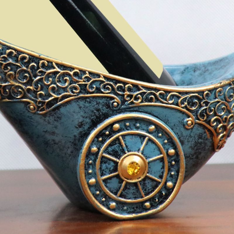 Glam Tabletop Wine Bottle Holder Resin Wine Bottle Rack for Living Room