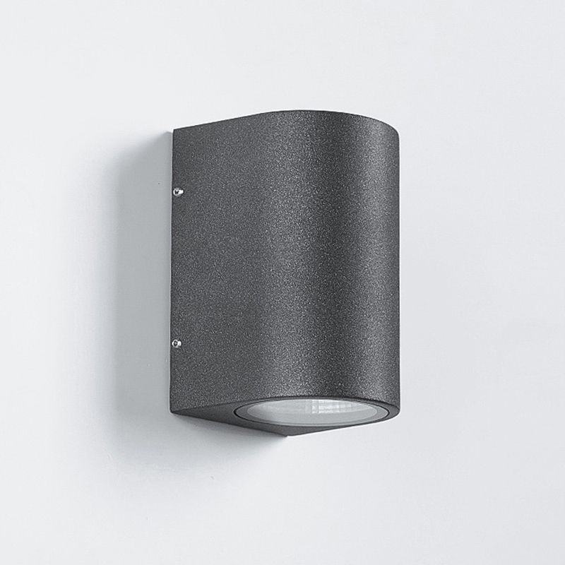 Cylinder 1 - Light Wall Lighting Fixture Aluminum Wall Sconce in Black