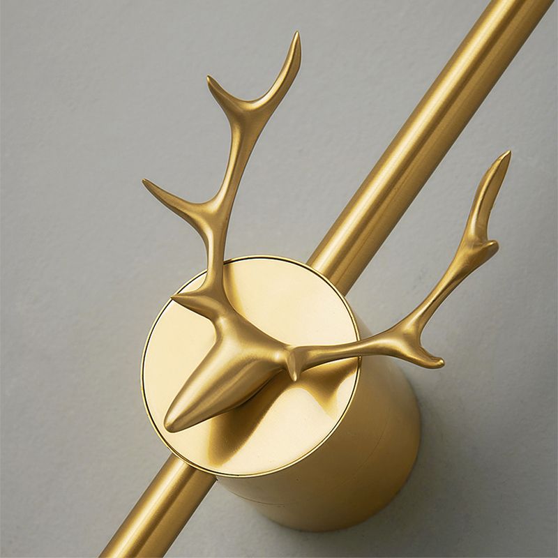 Minimalism Brass Wall Sconce Thin-Line Sconce Lighting for Living Room