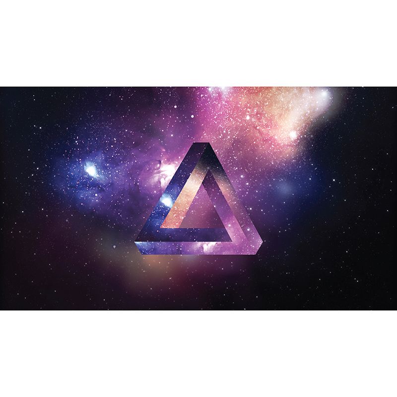 Contemporary Geometric Wall Mural Living Room Stain Resistant Illustration Wall Mural