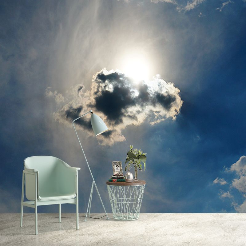 Cloud and Sky Mural Decal Modern Stain Proof Bedroom Wall Decor, Made to Measure