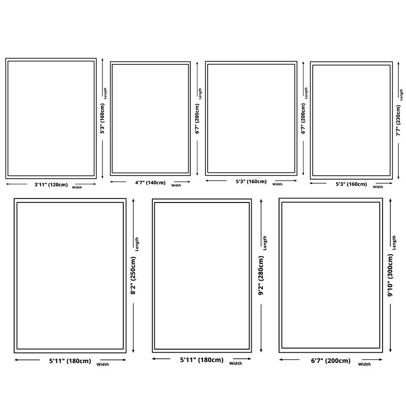 Grey Tone Simple Area Carpet Polyester Geometric Pattern Indoor Rug Washable Carpet for Living Room