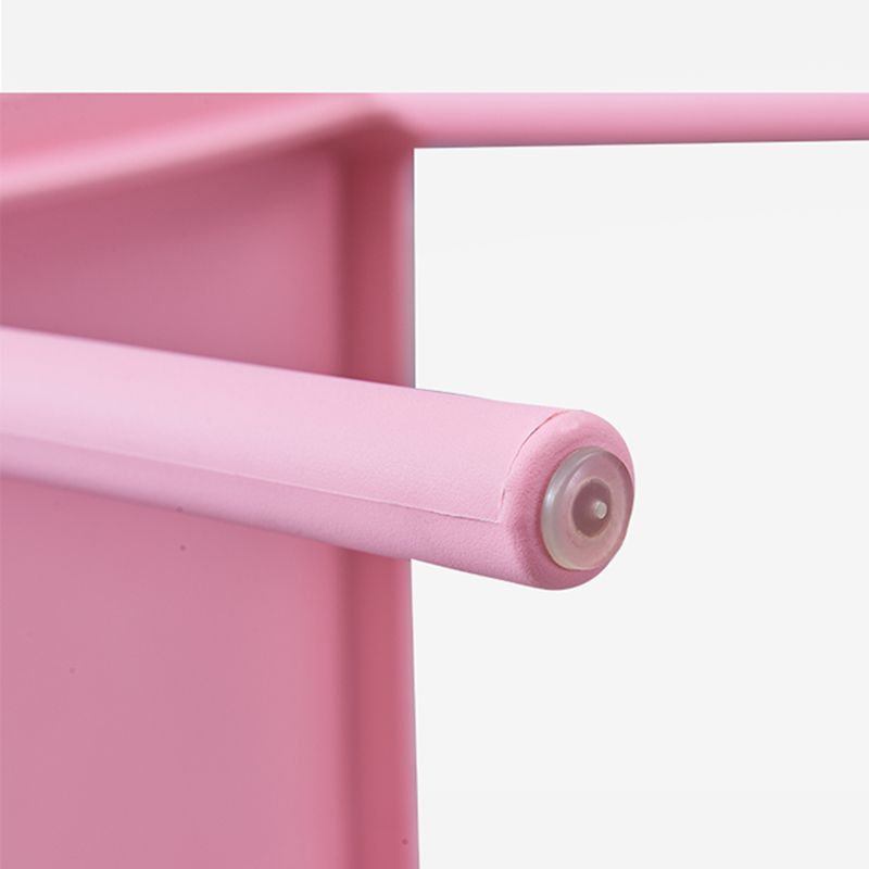 Stackable Open Back Dining Chairs Scandinavian Plastic Armless Side Chair