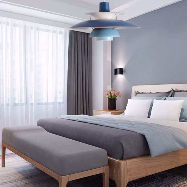 Aluminium nordique multi-couleurs en option en aluminium Light Light 1-Light Minimism Lighting Forwing For Restaurant Cafe Shop