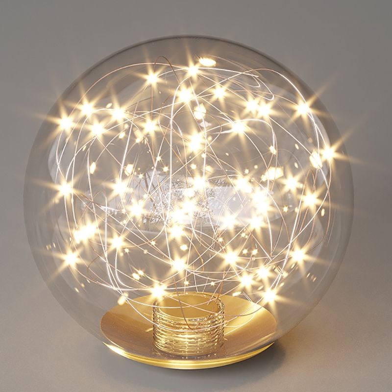 Glass Geometric Ceiling Light Fixture Nordic Style LED Ceiling Mounted Light in Black