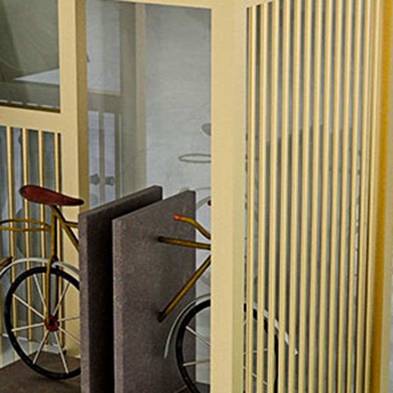 Contemporary Metal Vertical Book Shelf Open Shelf Bookcase For Office