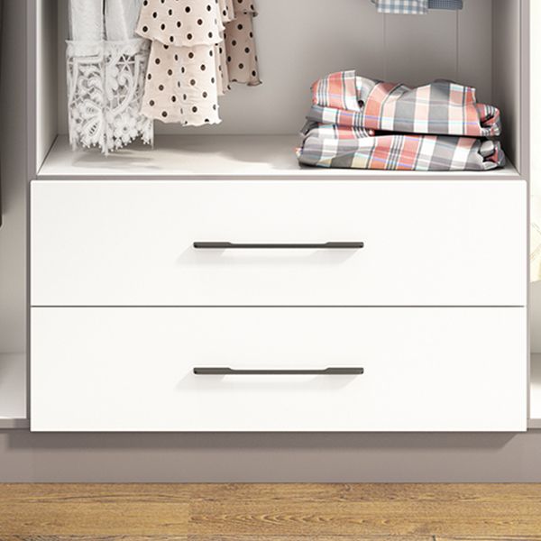 Hinged Engineered Wood Wardrobe Closet Modern Wardrobe Cabinet