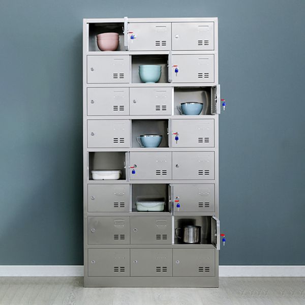 Metal Industrial Cabinet for Bathroom Steel Storage Cabinet with Hinged Door