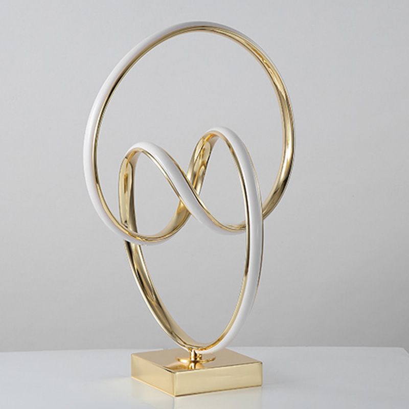 Linear 1 Light Table Lamp Contemporary Metal Night Table Lamps in Gold