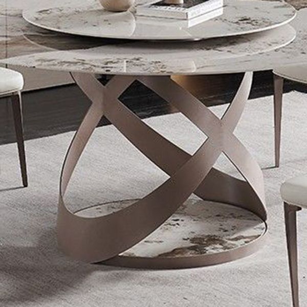 Modern Style Dining Round Table Dining Stone Table for Home Use