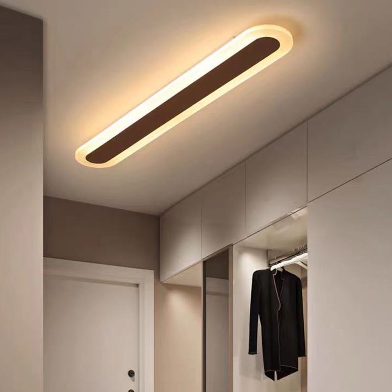 Modern Style Linear Shape Wall Sconce Metal 1 Light Sconce Lighting for Bedroom