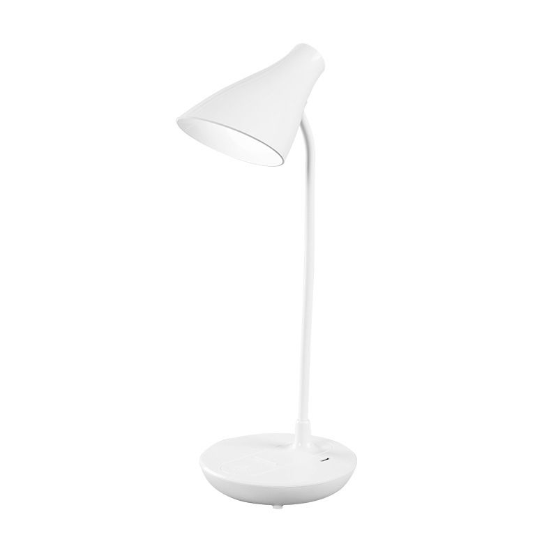 Modern Cone Table Lamp Plastic 1 Light Night Table Lamps in Multi-Colored