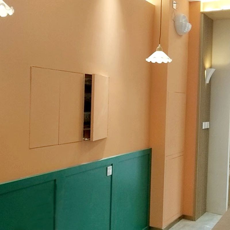 Schüsselform hängend Beleuchtung Industrial Style Glass 1 hängende Lampe für Veranda