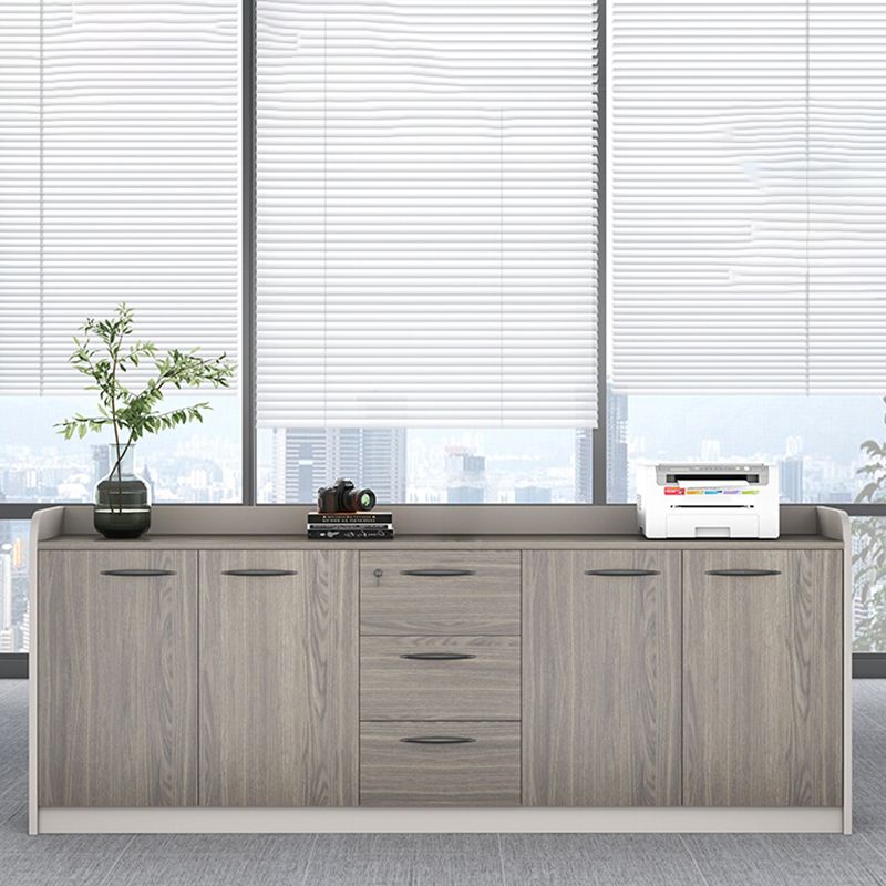 Medieval Modern Cabinet Steel Wooden Frame Storage File Cabinet