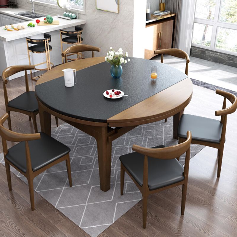 4-foot Dining Site Table Stone Drop-Leaf Dinette Table for Home