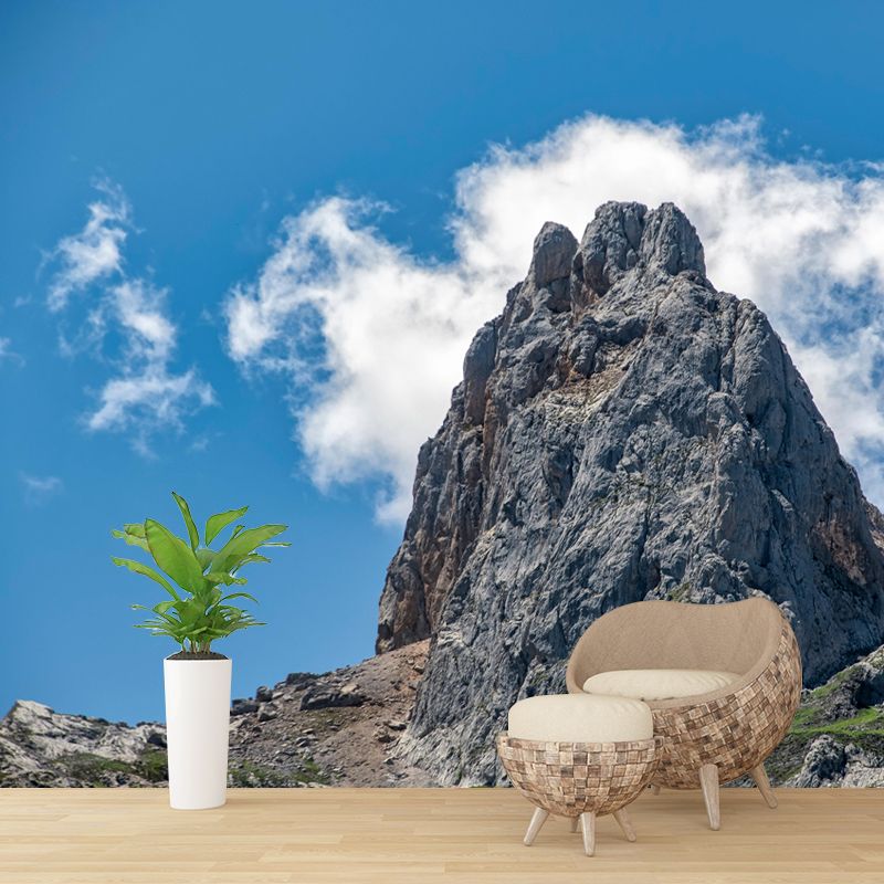 Contemporary Mountain Environment Friendly Mural Wall Covering for Bedroom