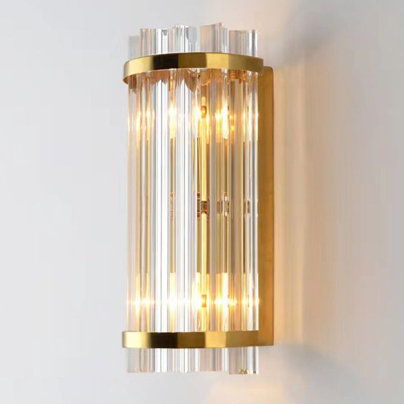 Geometric Wall Mount Lighting Simple Crystal 1 Light Wall Mounted Light for Bedroom