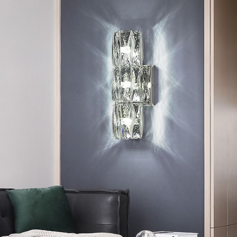 Crystal Wall Sconce Post-Modern Style Wall Light Fixture for Living Room