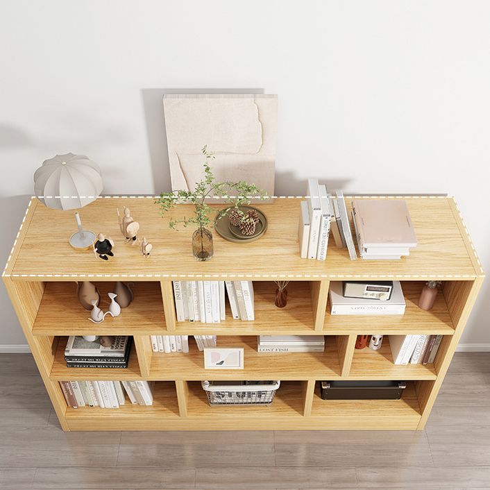 39.4" H X 9.1"W Engineered Wood Bookcase Modern Closed Back Standard Book Shelf