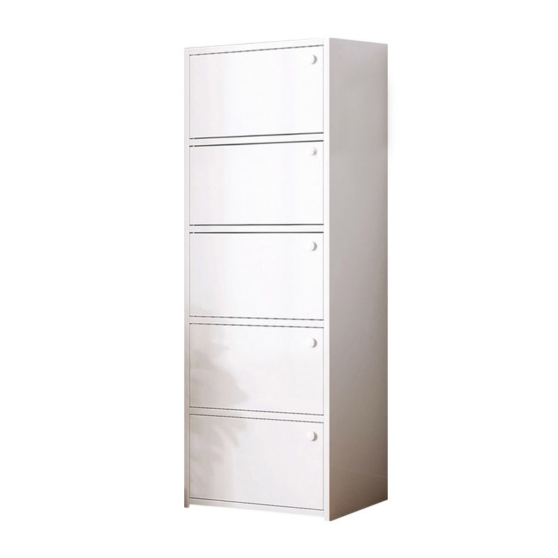 Contemporary Accent Cabinet with Doors Scratch Resistant Storage Cabinet