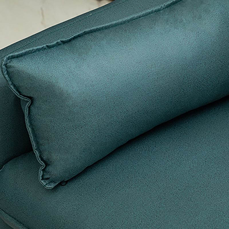 Faux Leather Cushions Sofa 3-Seat Contemporary 30.7" High Sofa