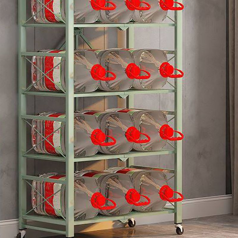 Modern Metal Etagere Shelf Bookcase Open Book Shelf for Study Room