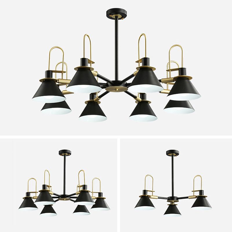 Multi Lights Minimalistisch macaron hangende plafondlicht metaalhangende kroonluchter voor zitkamer