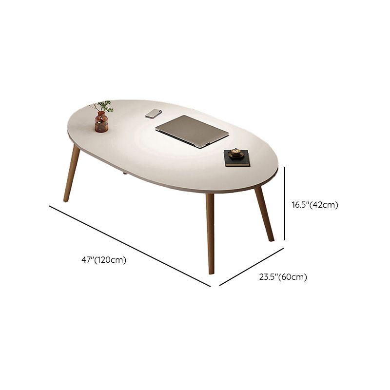 4 Legs Wood Coffee Table Set Bedroom Coffee Table with Storage