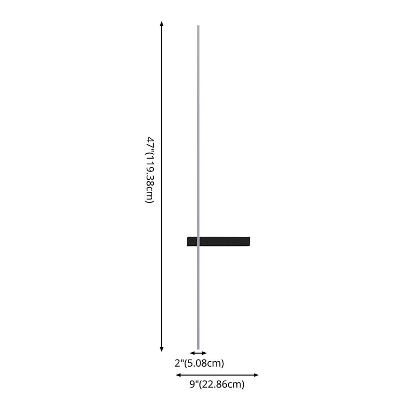 Moderno de tono lineal Diconteo Acrílico 1 Luces de luz para Hall and Foyer