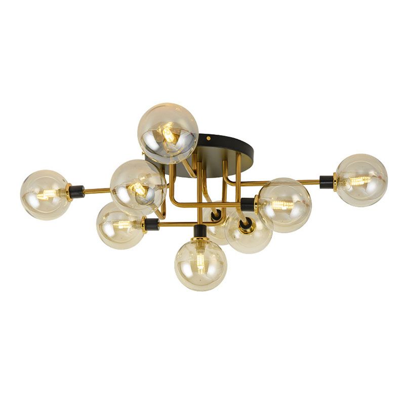 Nordic Luxury Flush Mount Illuminazione Illuminazione Creative Round Flush Mount Plafoniera per Camera da letto