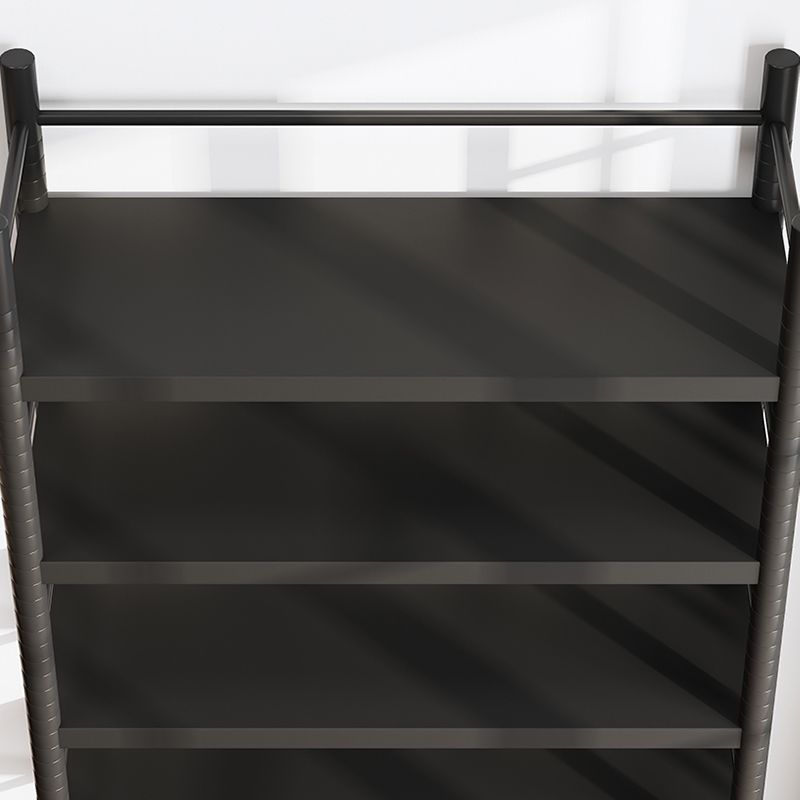 Modern Open Back Metal Shelf Bookcase Shelves Included for Home Office