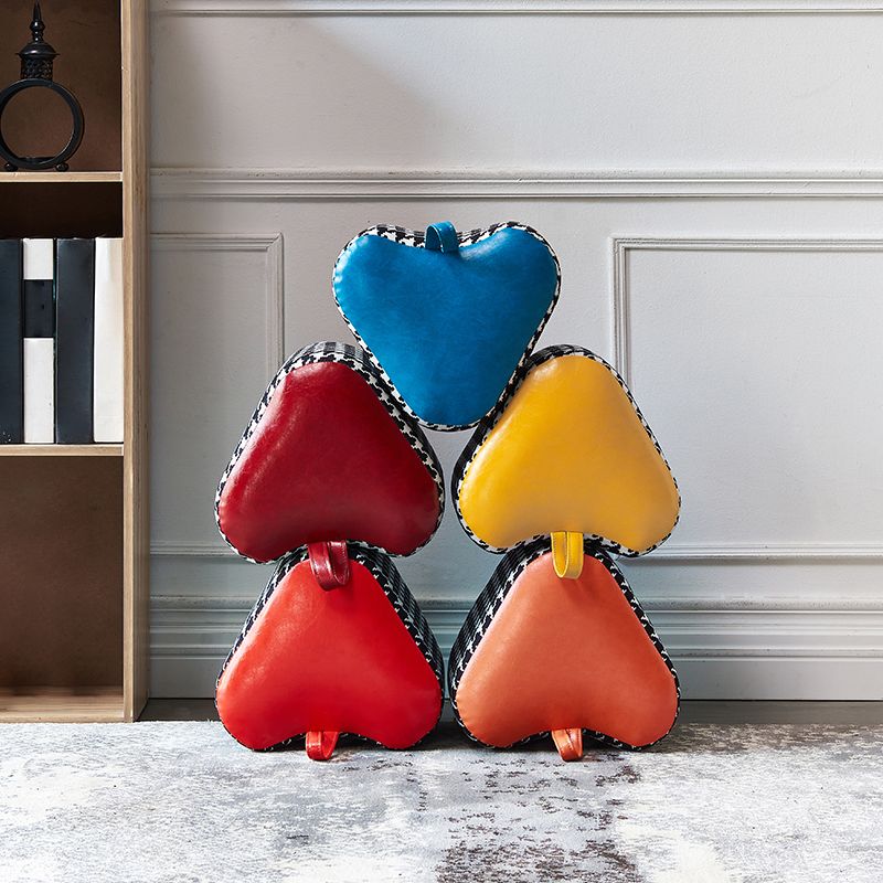 Fabric Standard Stool Modern Style Simple Household Foot Stool