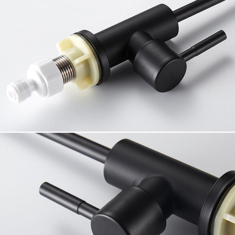 Modern 1-Handle Bar Faucet Standard Kitchen Faucet in Silver