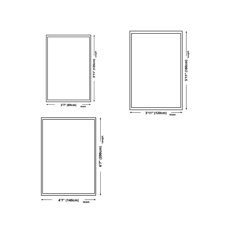 Modern Abstract Pattern Area Rug Grey Polyester Carpet Stain Resistant Area Rug for Home Decor