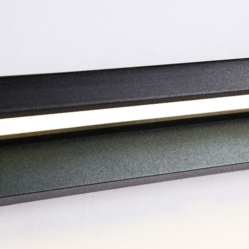 Rectangle Sconce Light Fixture Modern Metal 1 Light Wall Light Fixture