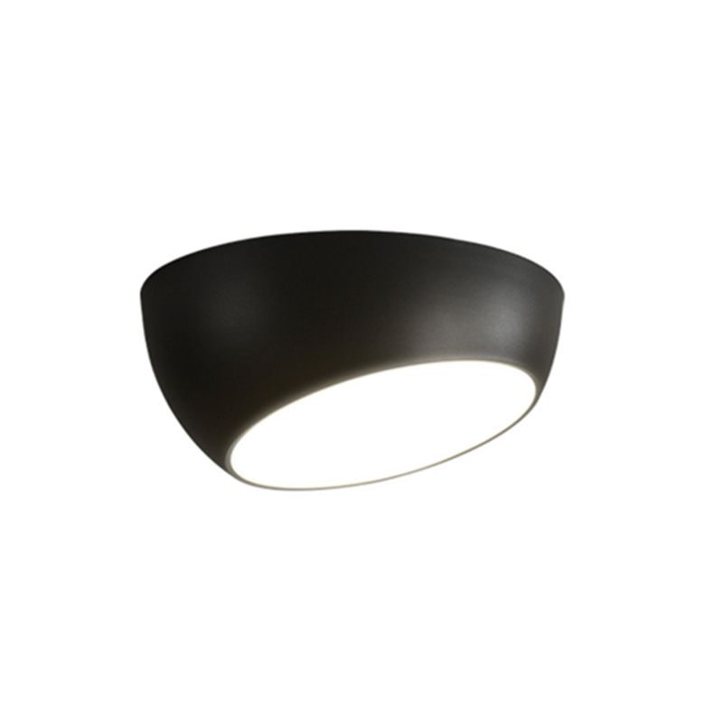 Plafonnier en forme de géométrie de style moderne, plafonnier à 1 lumière en métal