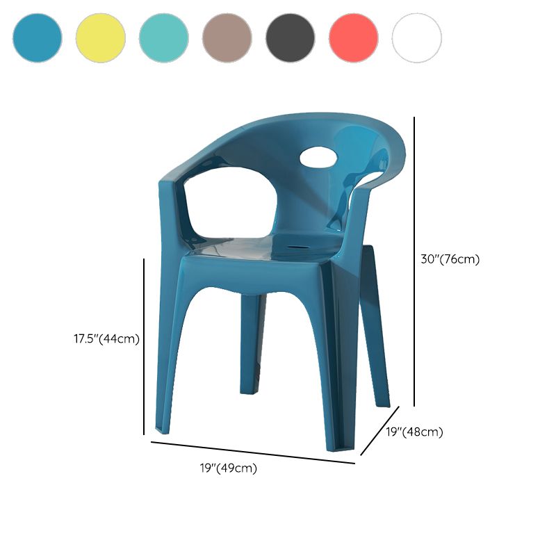 Contemporary Style Dining Set Plastic Square 1/5/10 Pcs Dining Table Set