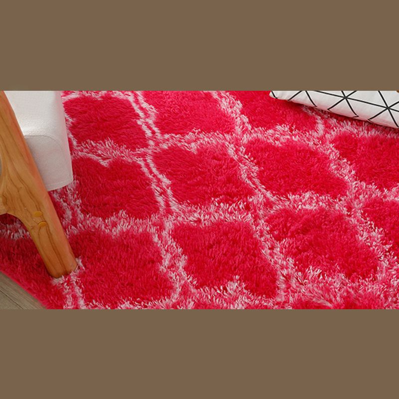 Trendy Home Decoration Shag Rug Geometry Printed Indoor Carpet Polyester Non-Slip Backing Carpet