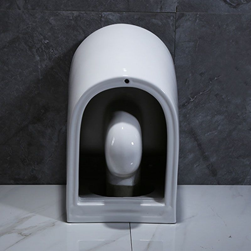 High Efficiency Flush Toilet Elongated Wall Mount Household Small Toilet Seat Included