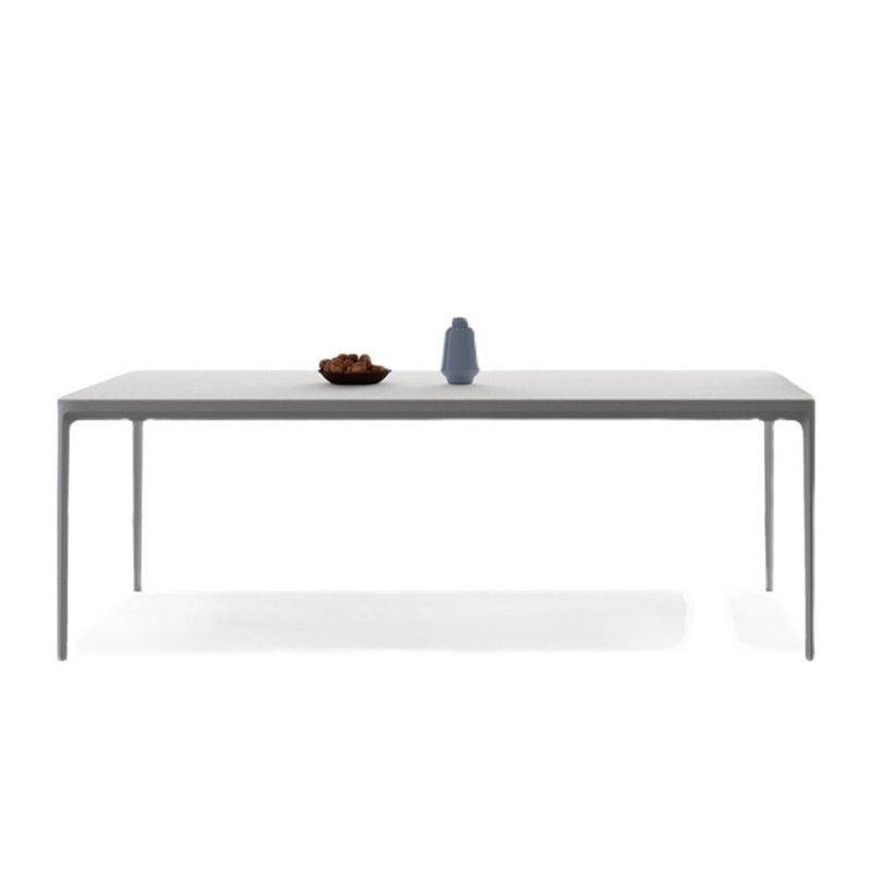 Modern Dinning Tabole with White Marble Rectangle Dining Table for Kitchen