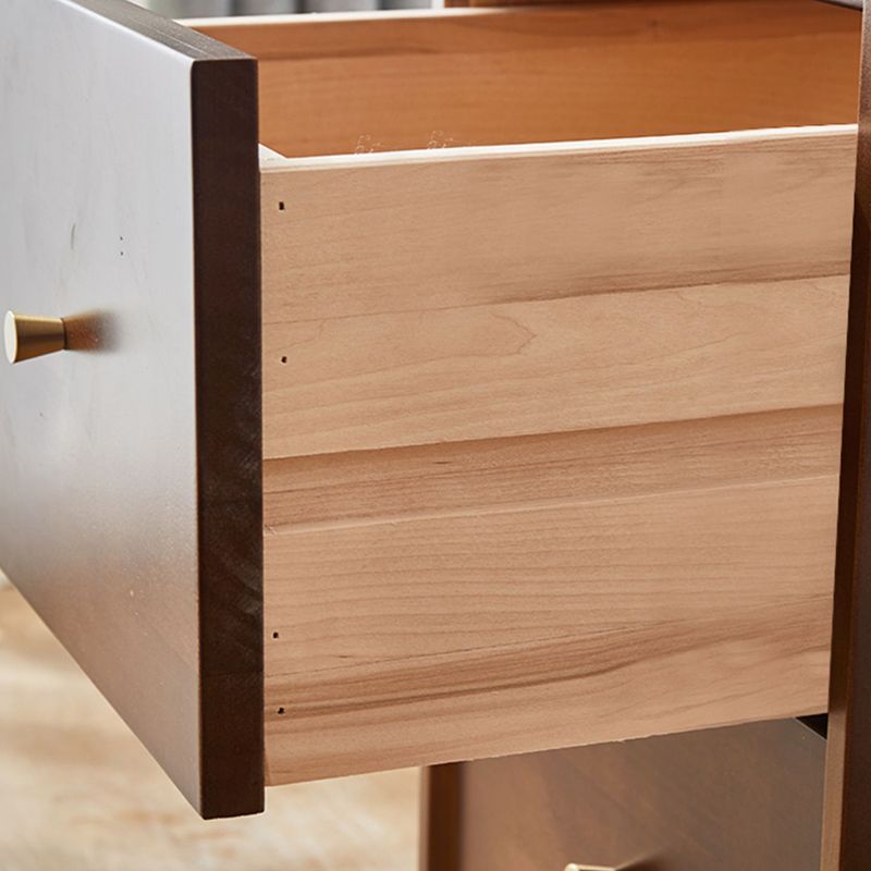 Modern Wooden Accent Chest 42.91" H Pine Chest with 5 Drawers
