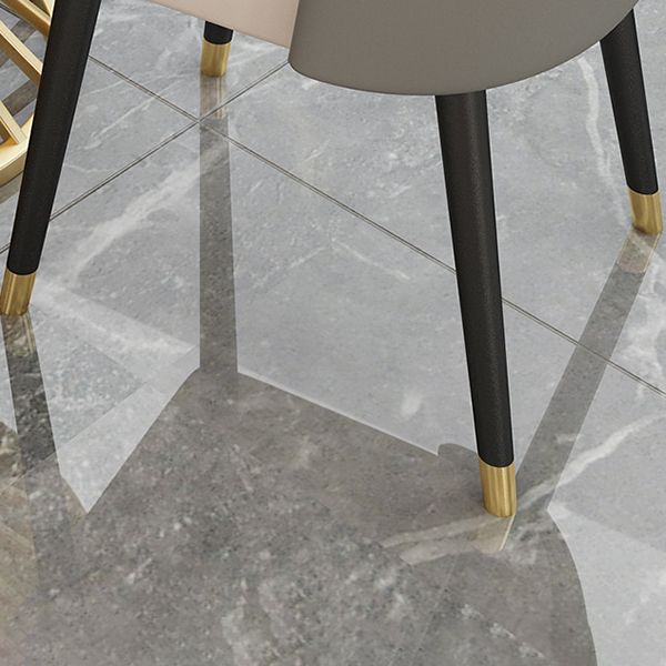 Glam Style 1/2/3/4/5 Pieces Gold Base Dining Set Stone Top Kitchen Set for Dining Room