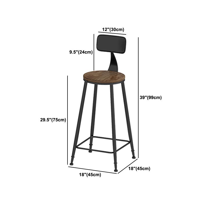 Modern 1/7 Pieces Bar Table Set Rectangle Pine Wood Counter Table with High Stools