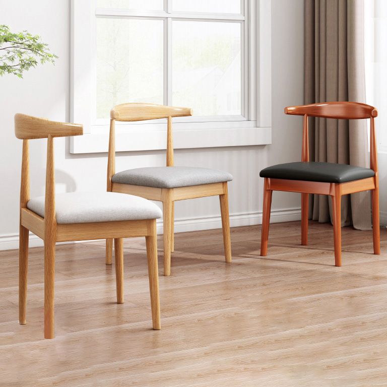 Contemporary Style Kitchen Dining Chair Parsons Dining Armless Chair for Home