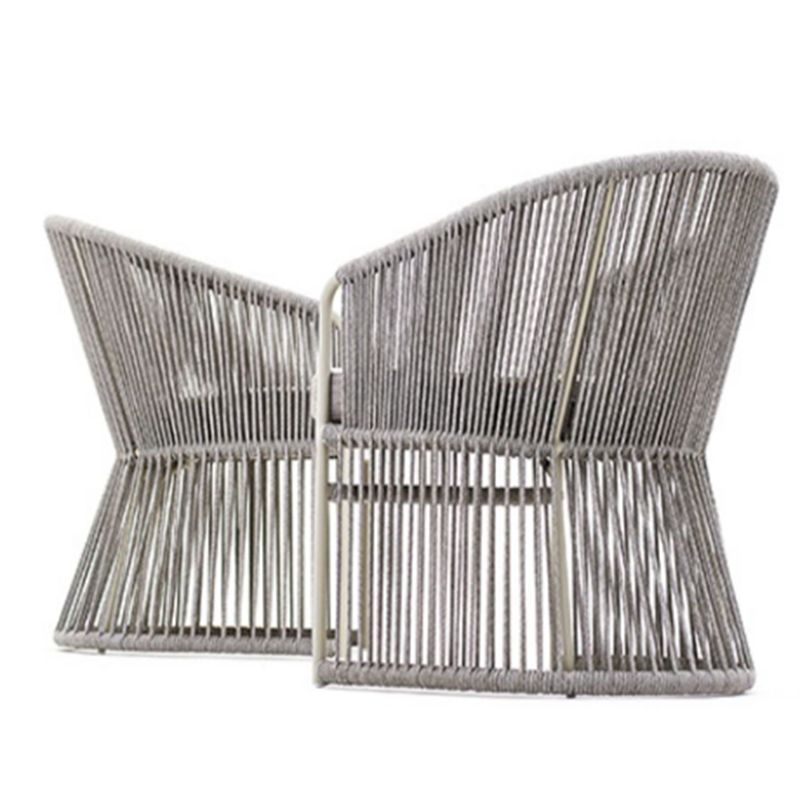 Round Patio Dining Table Set 1/2/5/6 Pcs Stone Top Patio Dining Table with Chairs