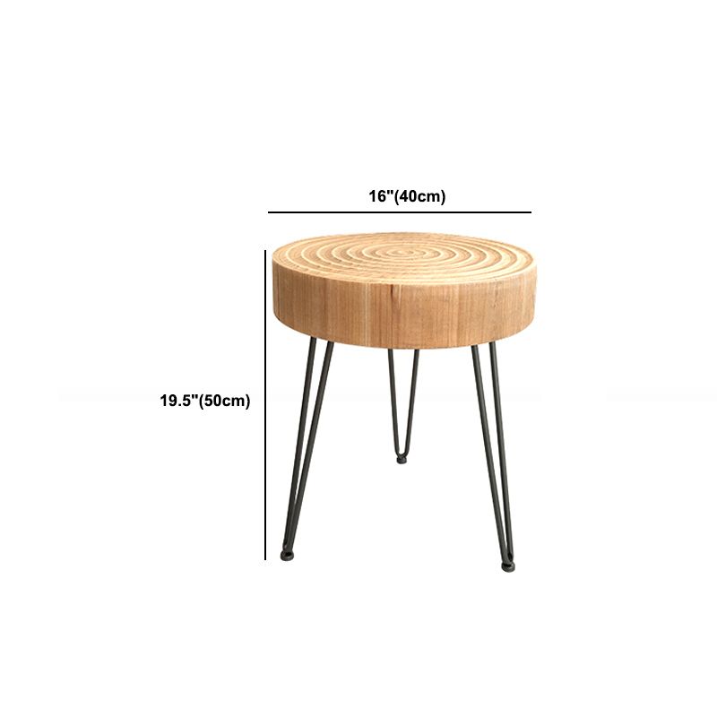 Scandinavian 1 Single Coffee Table Solid Wood Cocktail Table