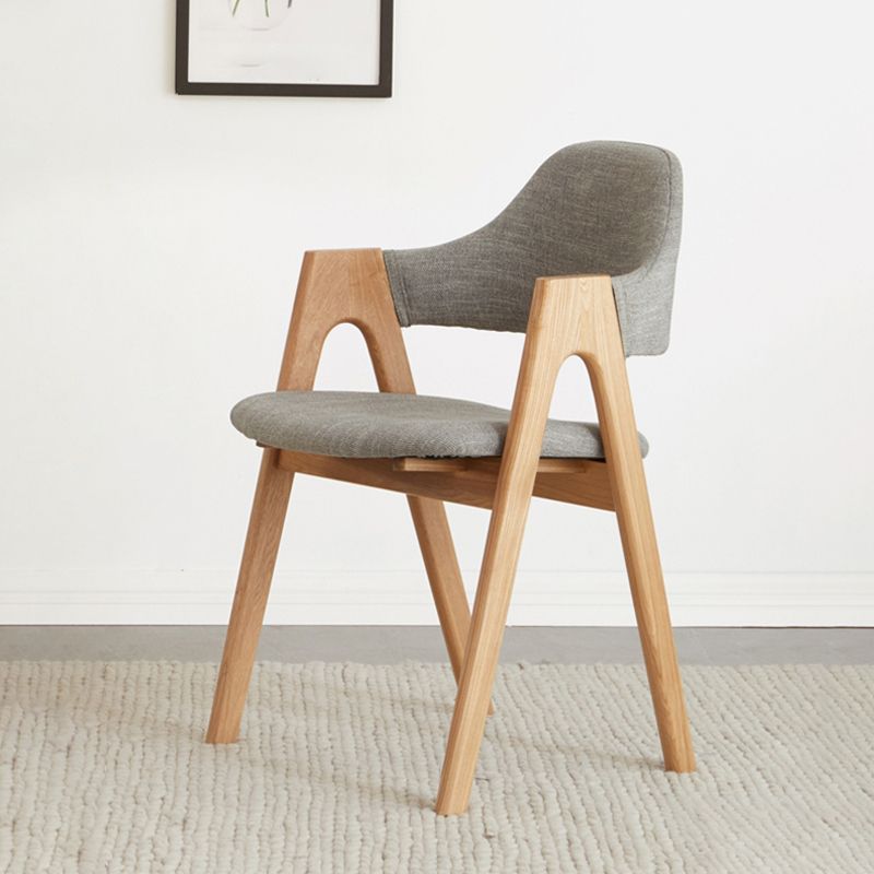 Kitchen Chairs Modern Solid Wood Armless Chairs for Dining Room