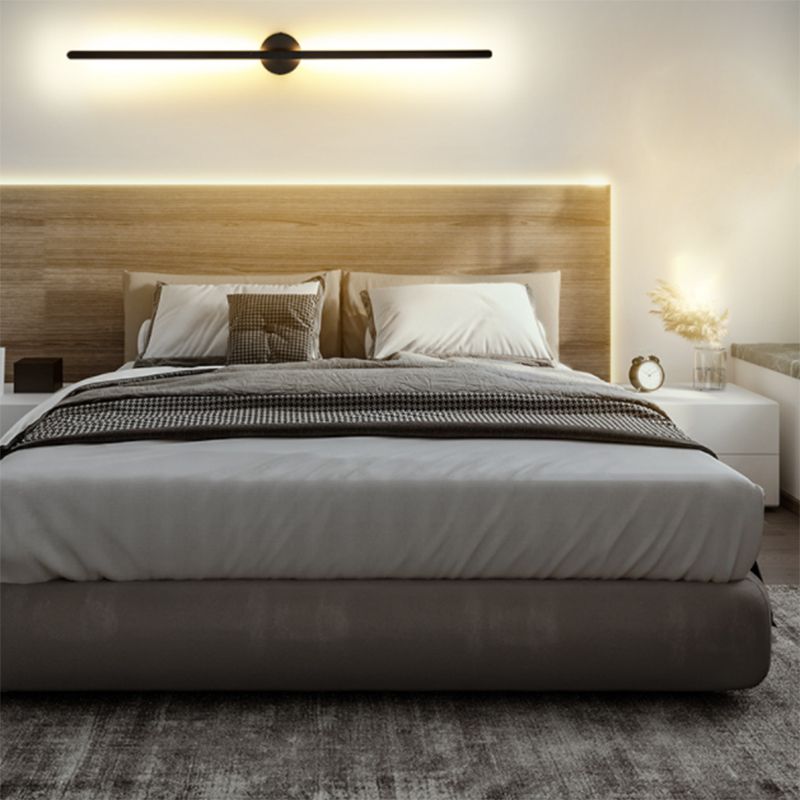 Metalen wandlicht SCONCES LED HEDENDAAGE WANDELEMENTEN LICHTBEWIKT IN ZWART/GOUD