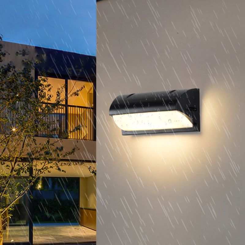 Lámpara de montaje de pared acrílica de 1 luce